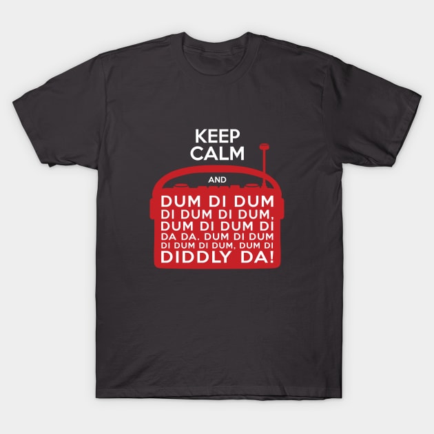 Dum di dum archers retro radio theme song T-Shirt by RetroBooks